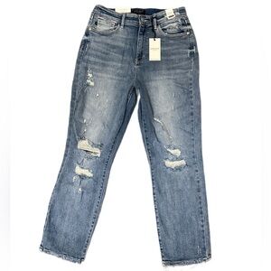 Judy Blue- Remus 90s High Rise Slim Straight Leg Jean